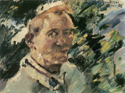 Piccolo autoritratto davanti al Walchensee da Lovis Corinth